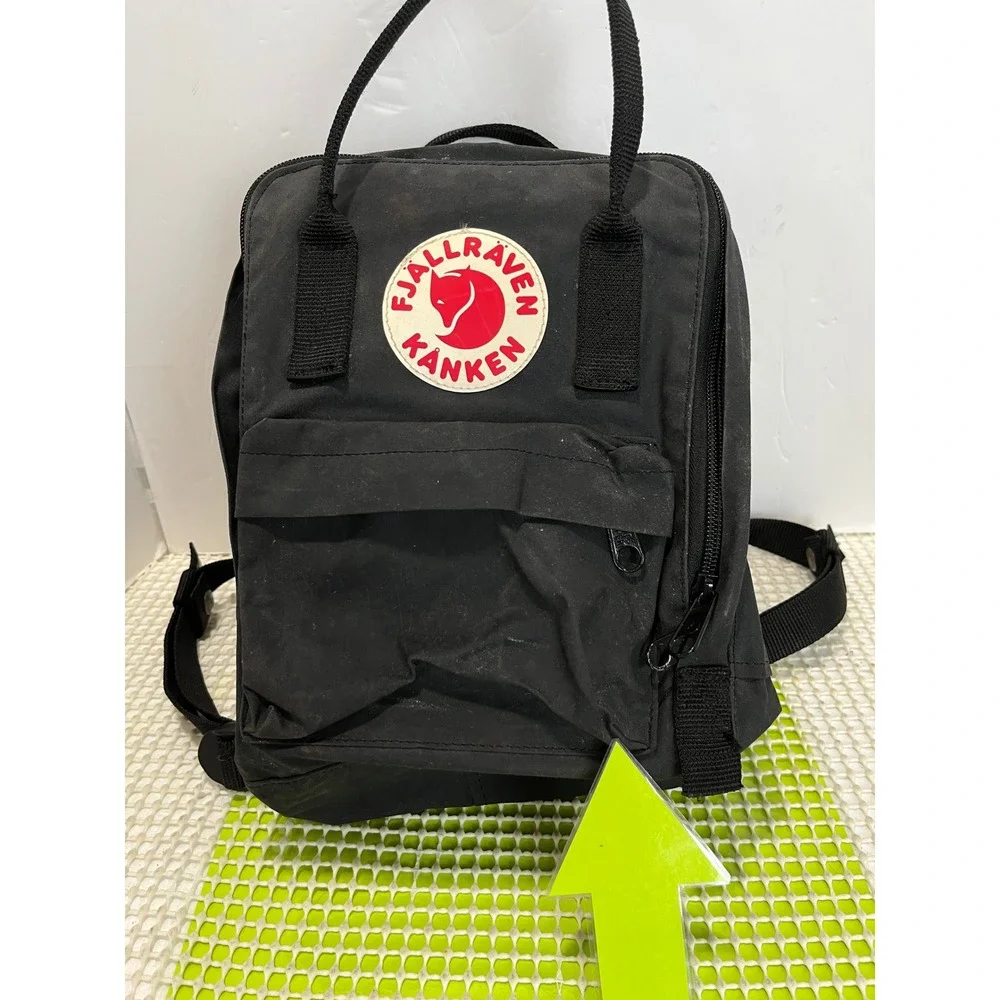 Fjallraven Kanken Mini Black Backpack 23561 Small Everyday Bag